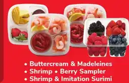 ACME • Buttercream & Madeleines • Shrimp • Berry Sampler • Shrimp & Imitation Surimi offer
