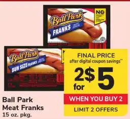 ACME Ball Park Meat Franks offer