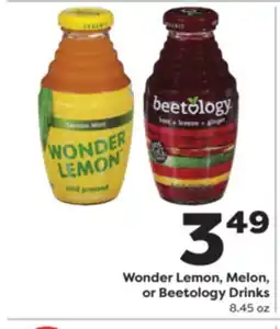Weis Markets Wonder Lemon, Melon, or Beetology Drinks offer