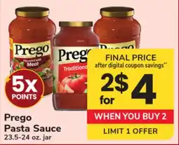 ACME Prego Pasta Sauce offer