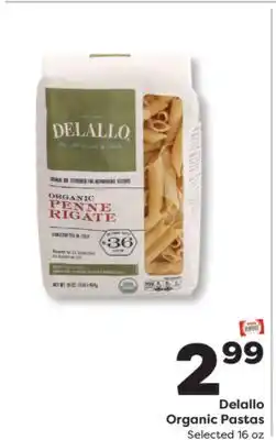 Weis Markets Delallo Organic Pastas offer