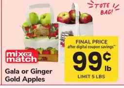 ACME Gala or Ginger Gold Apples offer