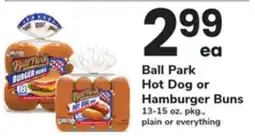 ACME Ball Park Hot Dog or Hamburger Buns offer