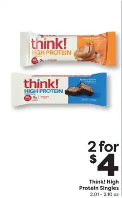 Weis Markets Think! High Protein Singles offer