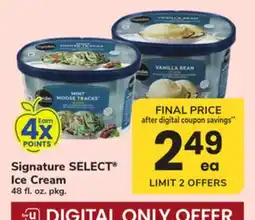 ACME Signature SELECT Ice Cream offer