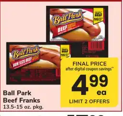 ACME Ball Park Beef Franks offer