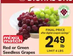 ACME Red or Green Seedless Grapes offer