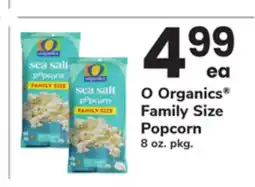 ACME O Organics Family Size Popcorn offer
