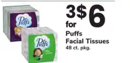 ACME Puffs Facial Tissues offer
