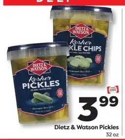 Weis Markets Dietz & Watson Pickles offer