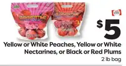 Weis Markets Yellow or White Peaches, Yellow or White Nectarines, or Black or Red Plums offer