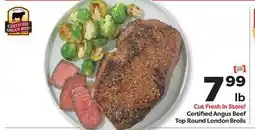 Weis Markets Certified Angus Beef Top Round London Broils offer