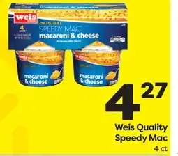 Weis Markets Weis Quality Speedy Mac offer