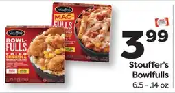 Weis Markets Stouffer's Bowlfulls offer