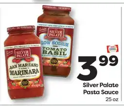 Weis Markets Silver Palate Pasta Sauce offer