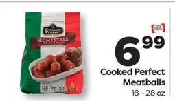 Weis Markets Cooked Perfect Meatballs offer