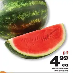Weis Markets Whole Seedless Watermelons offer