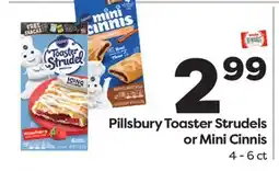 Weis Markets Pillsbury Toaster Strudels or Mini Cinnis offer