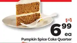 Weis Markets Pumpkin Spice Cake Quarter offer