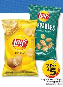 Weis Markets Lay's Potato Chips or Poppables offer