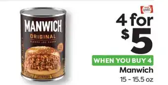 Weis Markets Manwich offer