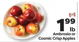 Weis Markets Ambrosia or Cosmic Crisp Apples offer