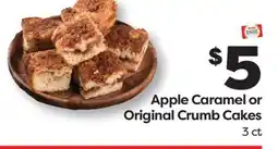Weis Markets Apple Caramel or Original Crumb Cakes offer