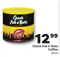 Weis Markets Chock Full o'Nuts Coffee offer