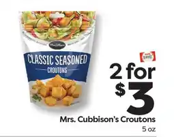 Weis Markets Mrs. Cubbison's Croutons offer