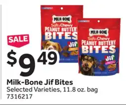 Stop&Shop Milk-Bone Jif Bites offer