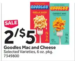Stop&Shop Goodles Mac and Cheese offer