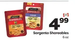 Weis Markets Sargento Shareables offer