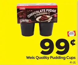 Weis Markets Weis Quality Pudding Cups offer