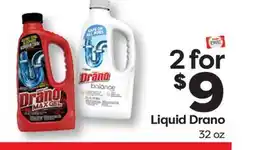 Weis Markets Liquid Drano offer