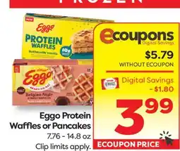 Weis Markets Eggo Protein Waffles or Pancakes offer