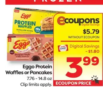 Weis Markets Eggo Protein Waffles or Pancakes offer