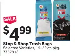 Stop&Shop Stop & Shop Trash Bags offer