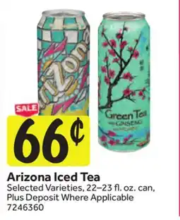 Stop&Shop Arizona Iced Tea offer