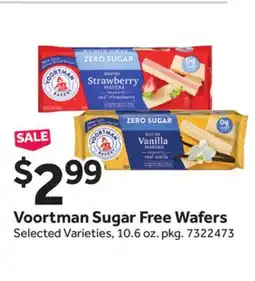 Stop&Shop Voortman Sugar Free Wafers offer