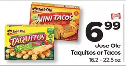 Weis Markets Jose Ole Taquitos or Tacos offer