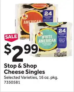 Stop&Shop Stop & Shop Cheese Singles offer