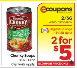Weis Markets Chunky Soups offer