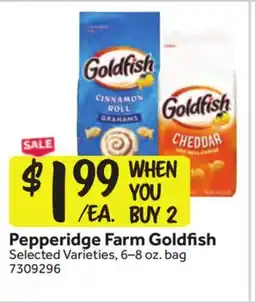 Stop&Shop Pepperidge Farm Goldfish offer