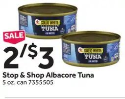 Stop&Shop Stop & Shop Albacore Tuna offer