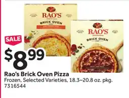 Stop&Shop Rao's Brick Oven Pizza offer