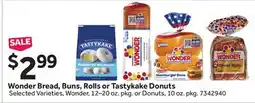 Stop&Shop Wonder Bread, Buns, Rolls or Tastykake Donuts offer