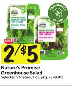 Stop&Shop Nature's Promise Greenhouse Salad offer