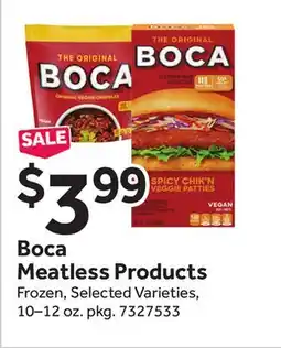 Stop&Shop Boca Meatless Products offer