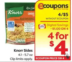 Weis Markets Knorr Sides offer