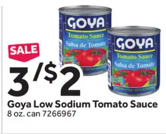Stop&Shop Goya Low Sodium Tomato Sauce offer